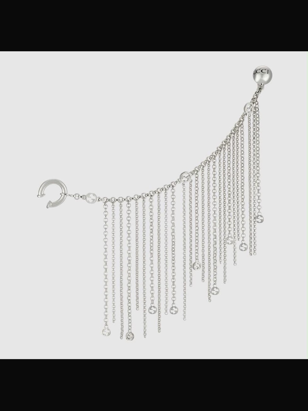 Gucci GG EAR CUFF (CAN CONVERT INTO BROOCH OR BAG ACCESSORY)